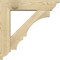 Ekena Millwork Balboa Traditional Rough Sawn Bracket w/ Offset Brace, Douglas Fir, 6"W x 24"D x 24"H BKT0604X24X24BOA01RDF - alternate 3